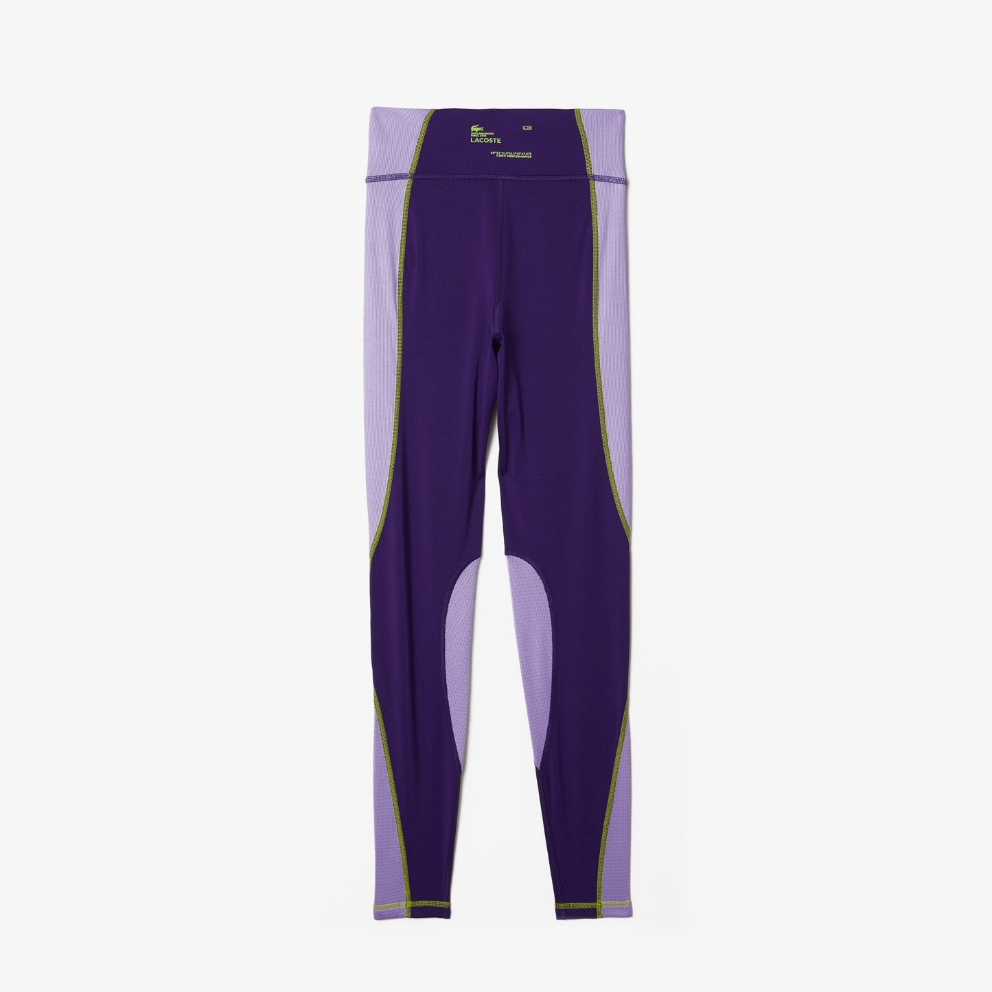 Women's Lacoste Sport Colour-Block Knit Effect Leggings - Xf0752