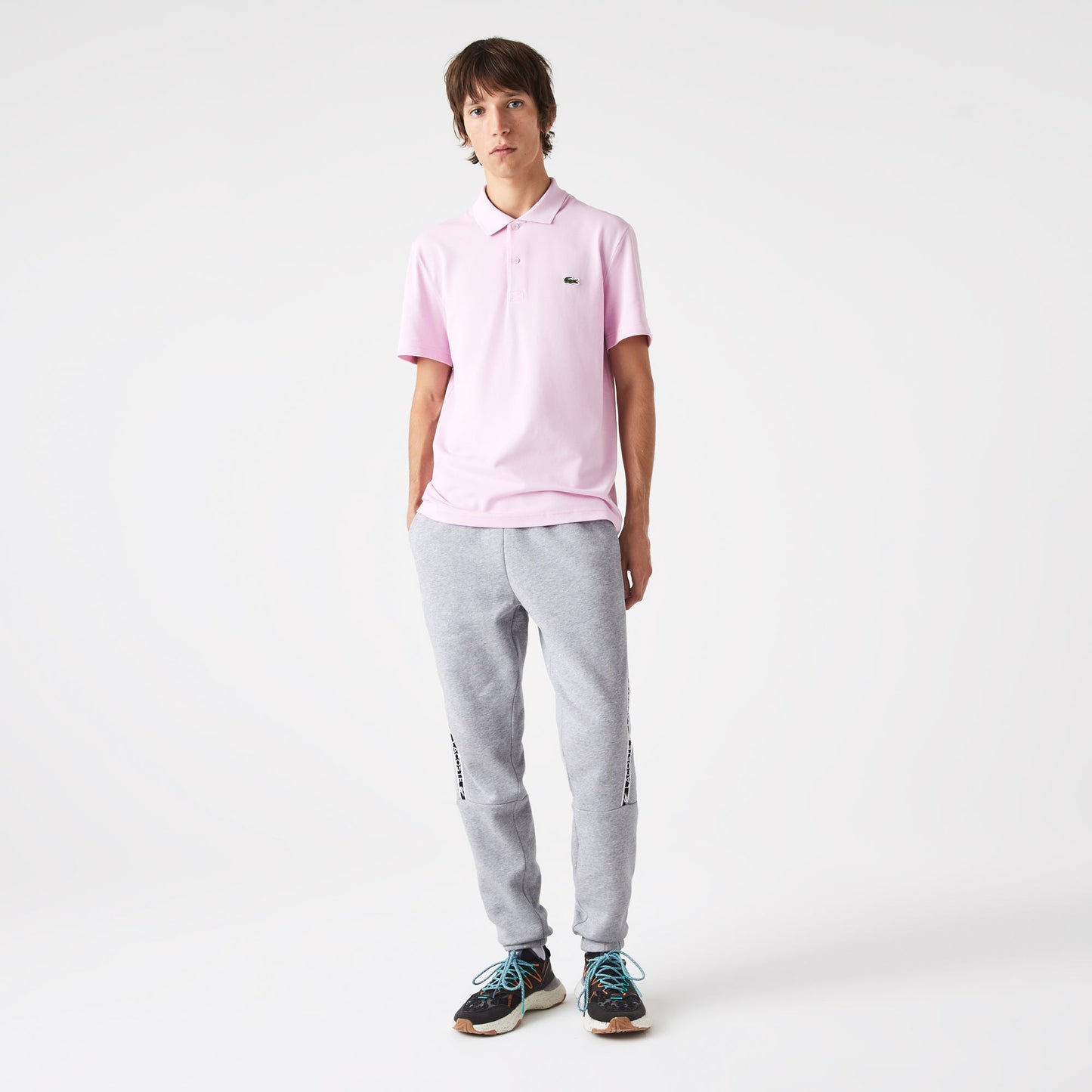 Men's Lacoste Printed Bands Trackpants - XH9888